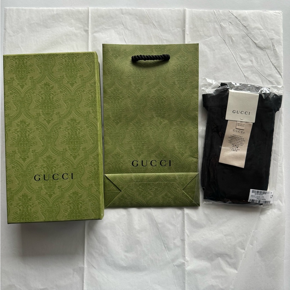 Authentic Gucci Supremelis Interlocking GG Tights